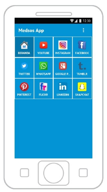 Medsos App - Kumpulan Aplikasi Media Sosial