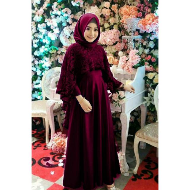 Best seller Gamis jersey supeer brukat 2