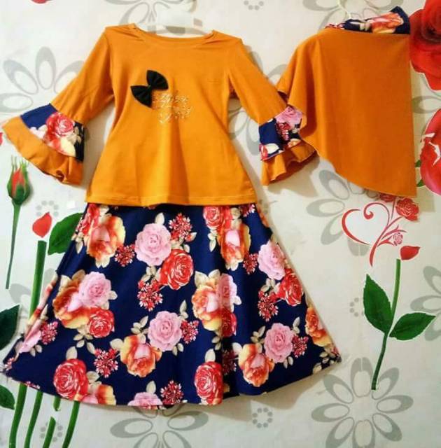 Gamis Setelan rok anak 2