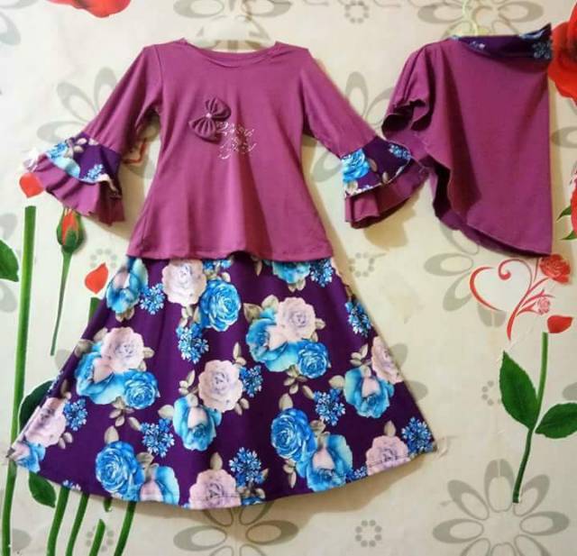 Gamis Setelan rok anak 4