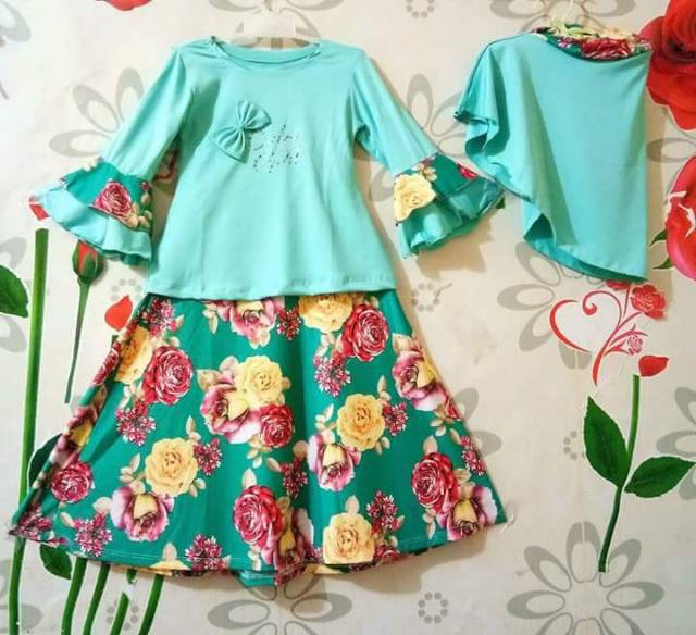 Gamis Setelan rok anak 5