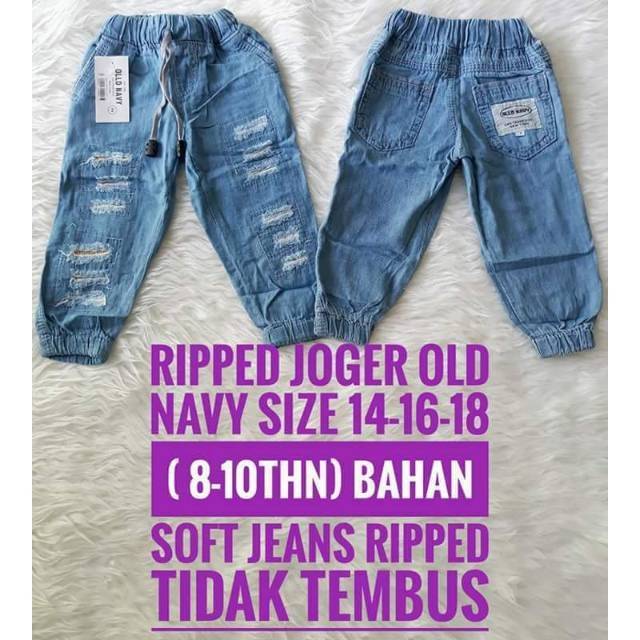 Jeans anak jogger ripped old navy 3