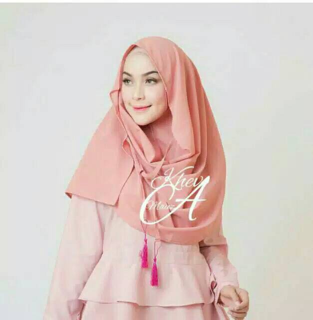 Jilbab instan tassel 4