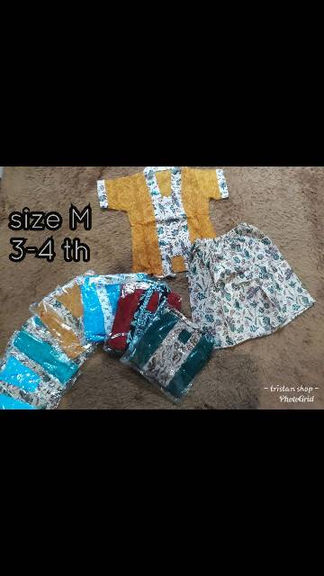 Set Kutubaru anak size s 3