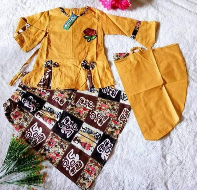 SETELAN ROK ANAK BAHAN KATUN 2