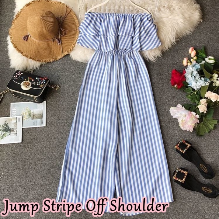 Ab JUMP STRIPE OFF SHOULDER 2