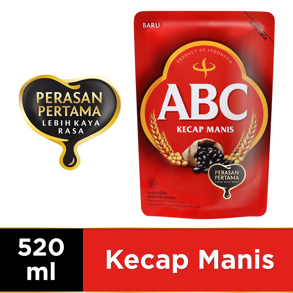 Abc Kecap Manis Reffil 520Ml