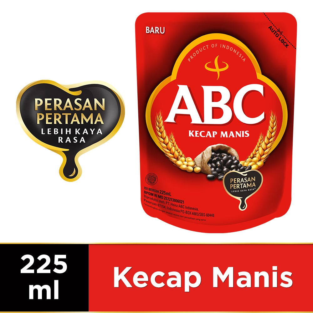 Abc Kecap Manis Refill 225Ml
