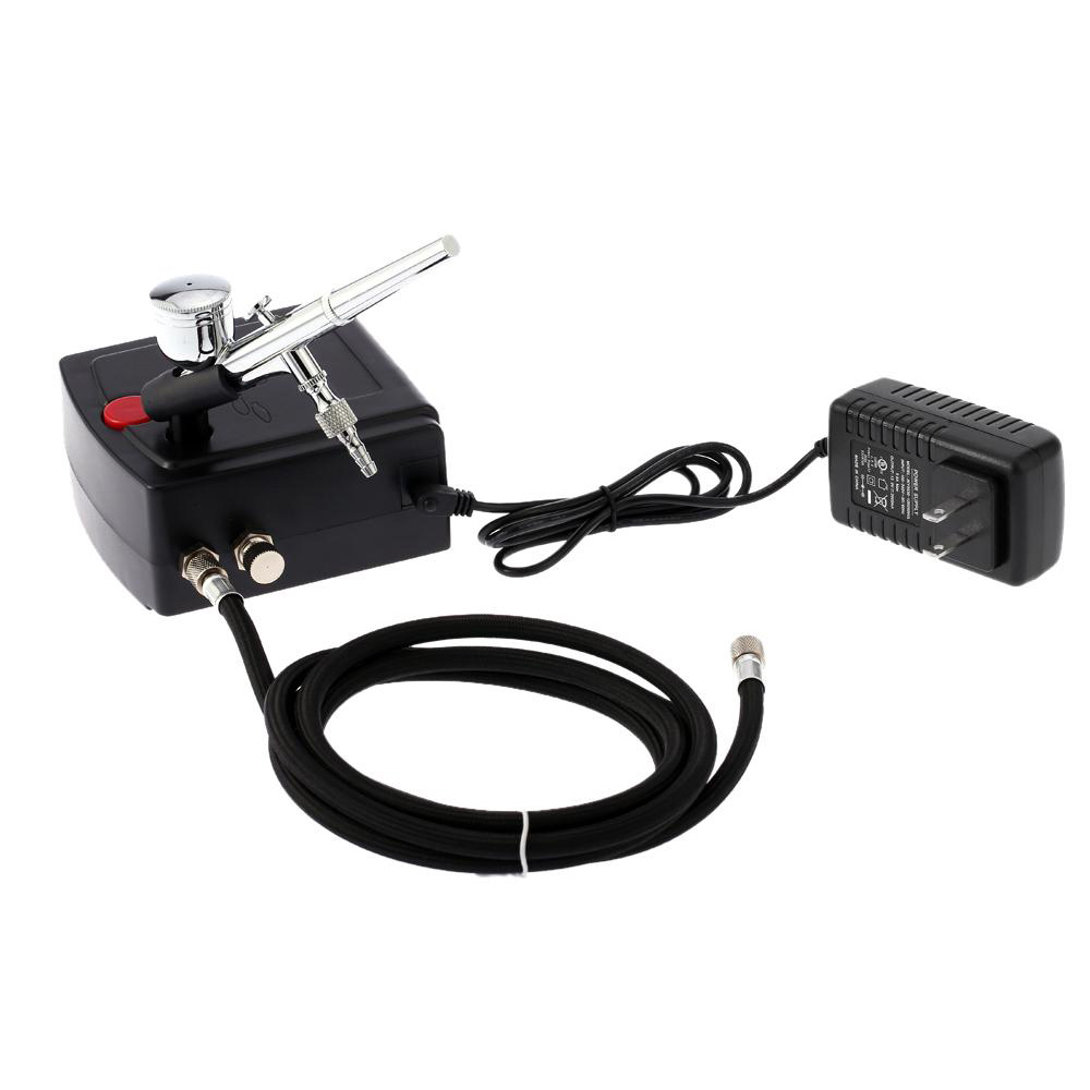 Air Compressor Airbrush Painting Tatto Nail Art with Spray Gun TC-100K