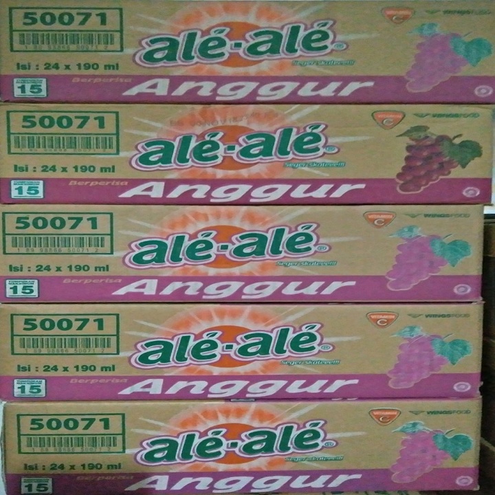 Ale-Ale Anggur 190ml Dus 2