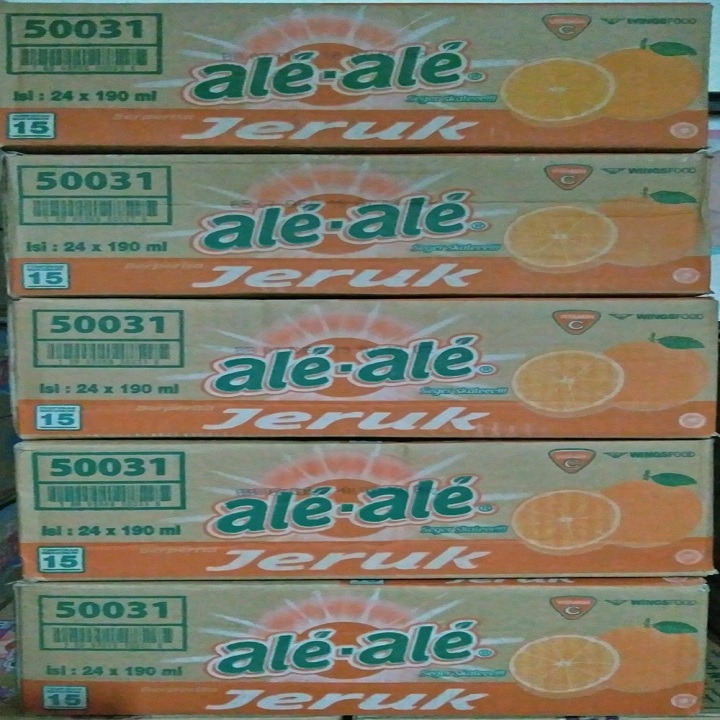 Ale-Ale Jeruk 190ml Dus 2