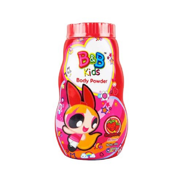 B&B Body Powder Powerpuff Girls Strawberry Blossom 2