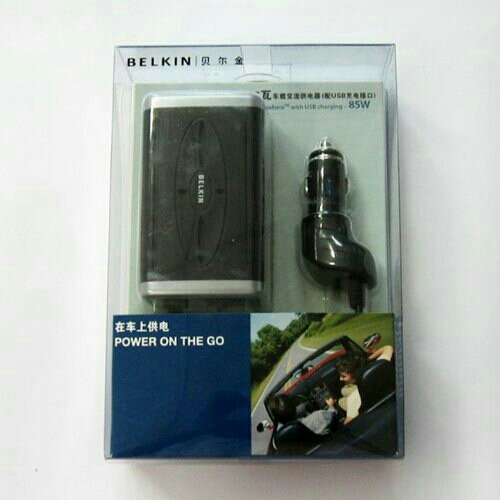 BELKIN Power Inverter Mobil dengan USB Port 85W 220V BNCI01BKL 4