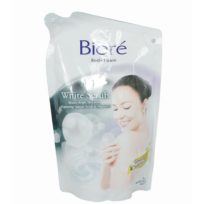 BIORE BODY FOAM WHITE SCRUB 250ML 2