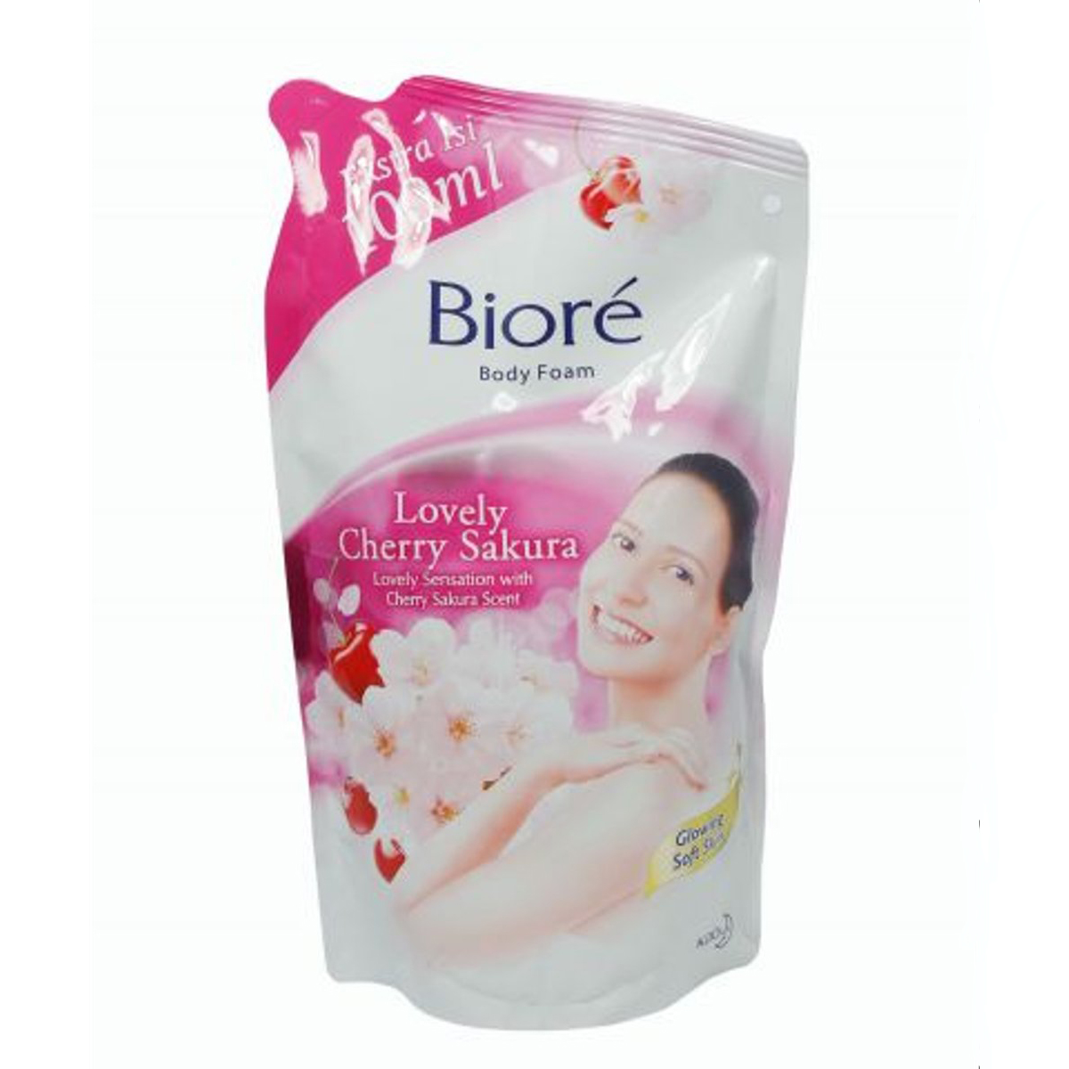 BIORE BODY FOAM LOVELY CHERRY SAKURA 250ML 2