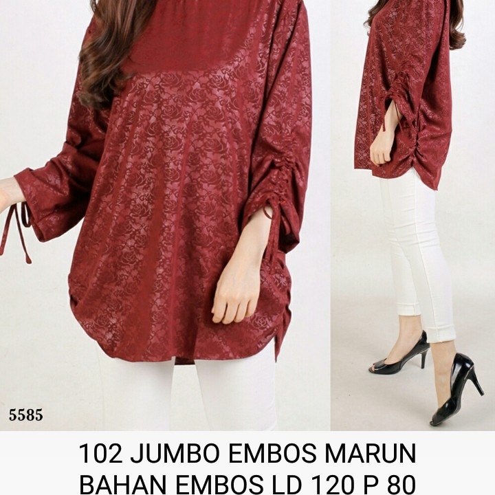 Baju 102  JUMBO EMBOS BUNGA 2