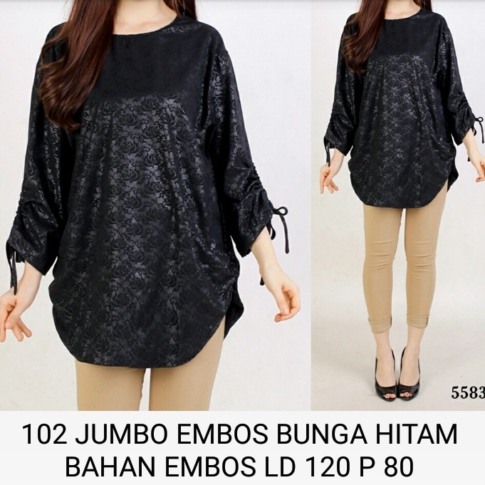 Baju 102  JUMBO EMBOS BUNGA 3