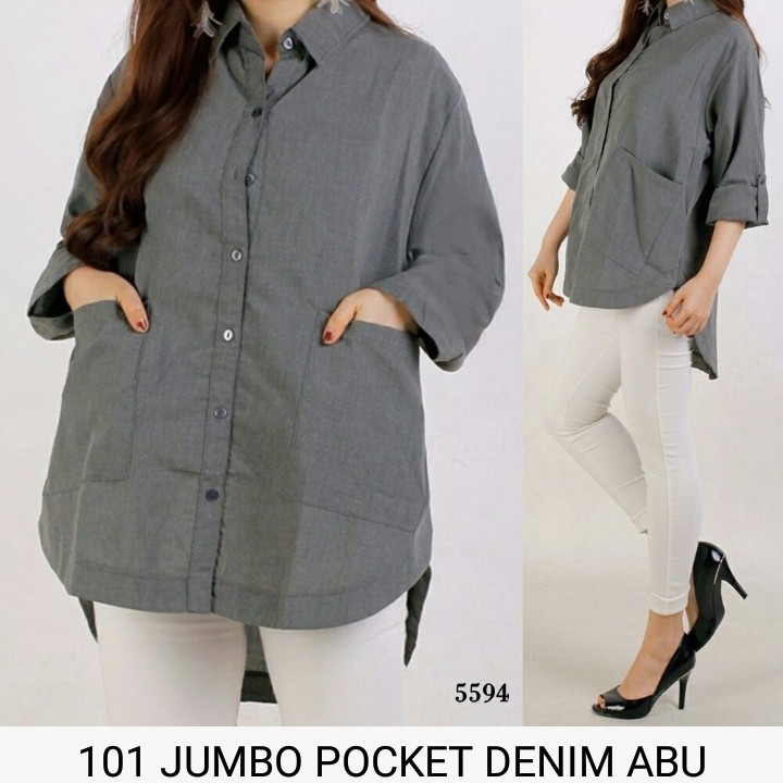 Baju 102 JUMBO POCKET DENIM 2