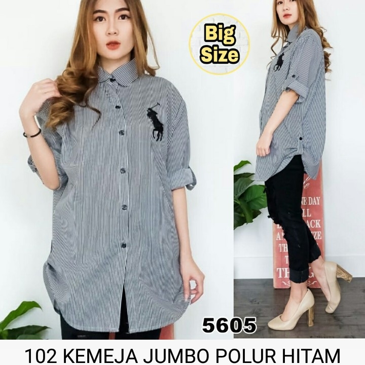 Baju 102 KEMEJA JUMBO POLUR 2