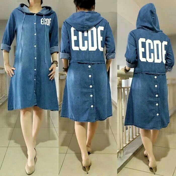 Baju Dress Rok Tunik Kemeja Kancing Hoodie 2