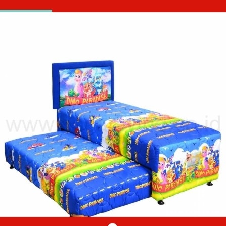 Bed Sorong Katun Biru 2in1 Sand Fantasy 2