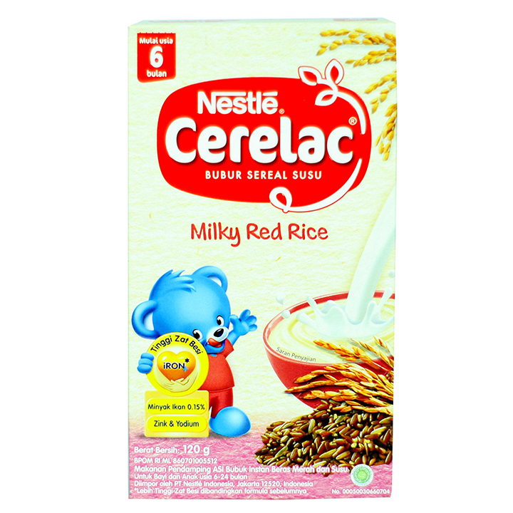 CERELAC MILKY RED RICE 120GR 2