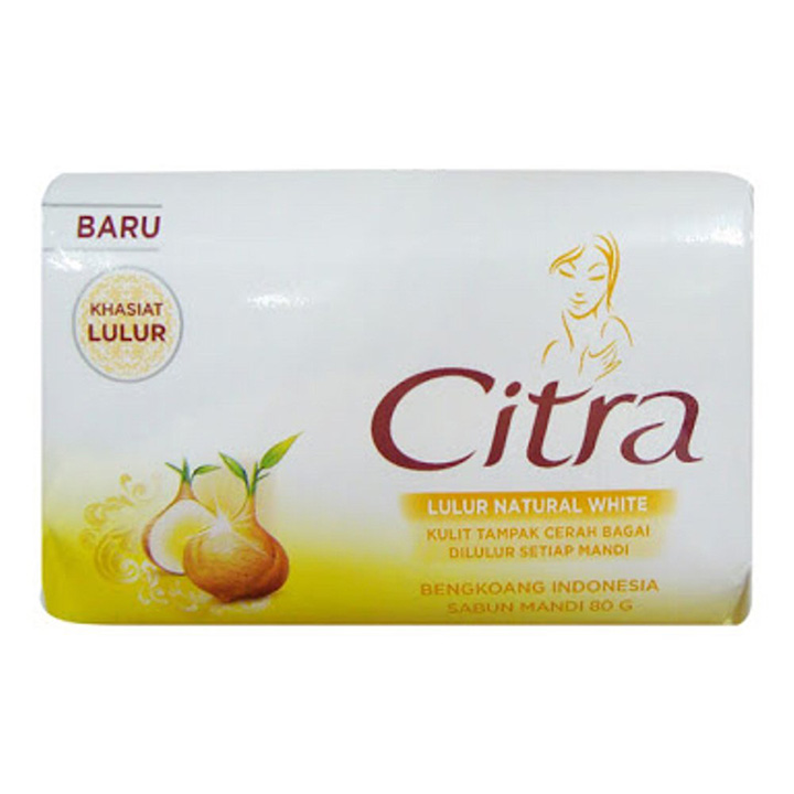 CITRA LULUR NATURAL WHITE BENGKOANG SOAP 80GR 2