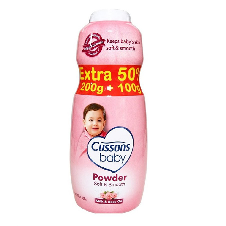 CUSSONS BABY POWDER SOFT & SMOOTH 300GR 2