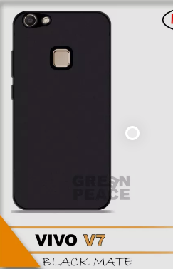 Case Black Matte Premium Vivo V7