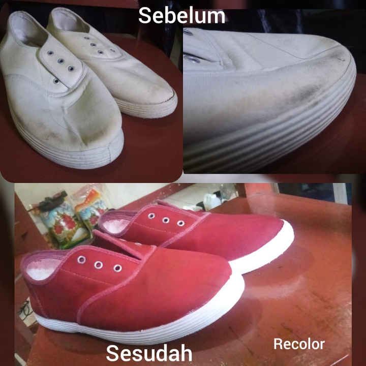 Cat Ulang Sepatu bahan Suede diskon 30 Persen 2