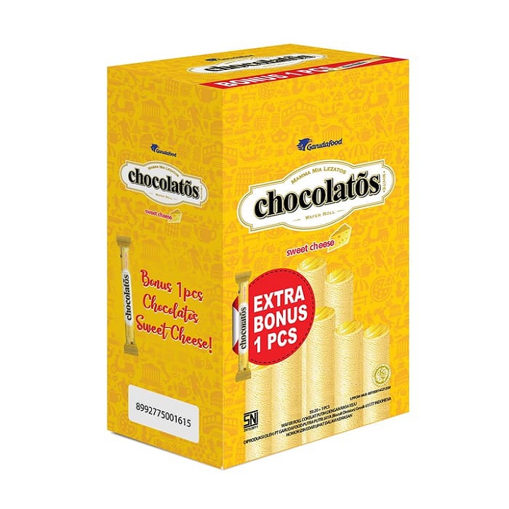 Chocolatos Wafer Roll White Sweet Chese 4