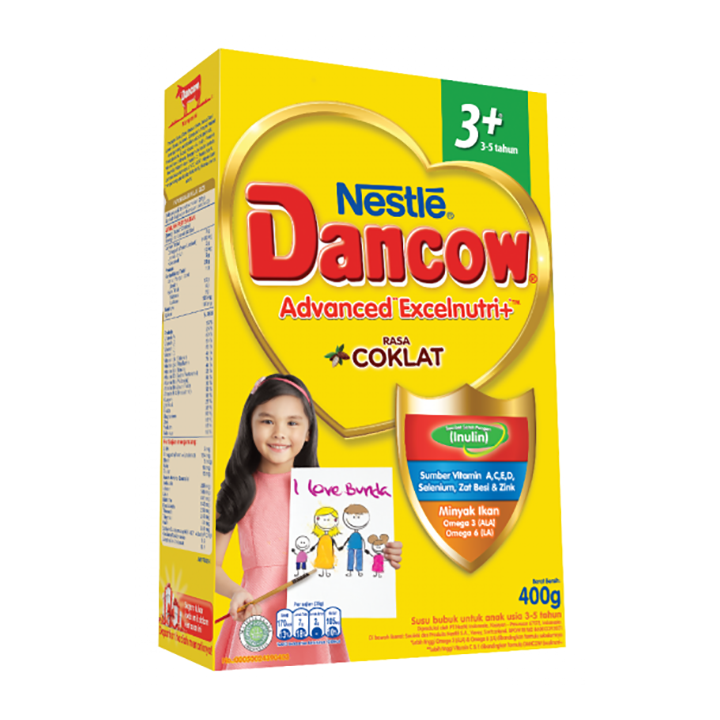 DANCOW 3+ COKLAT 400G 2