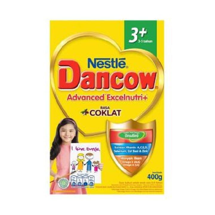 DANCOW 3+ COKLAT 400gr 2