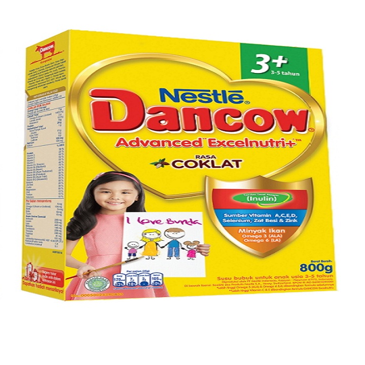 DANCOW 3+ COKLAT 800gr 2