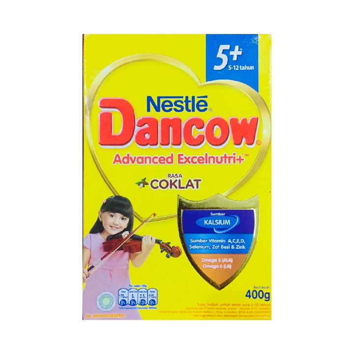 DANCOW 5+ COKLAT 400gr 2