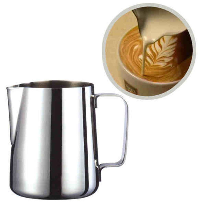 DROHOEY Gelas Pitcher Kopi Espresso Latte Art Stainless Steel 1000ml J