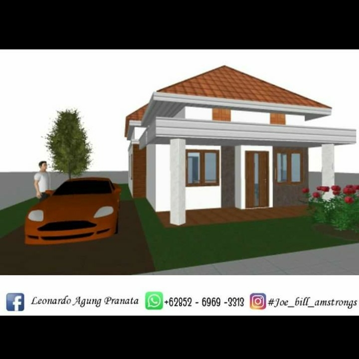 Design Rumah Multi Level Atap Piramid 2