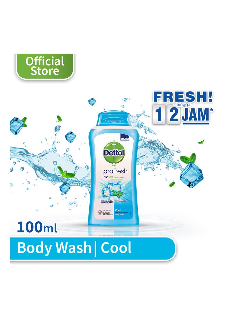 Dettol Body Wash Anti Bakteri Cool 100mL