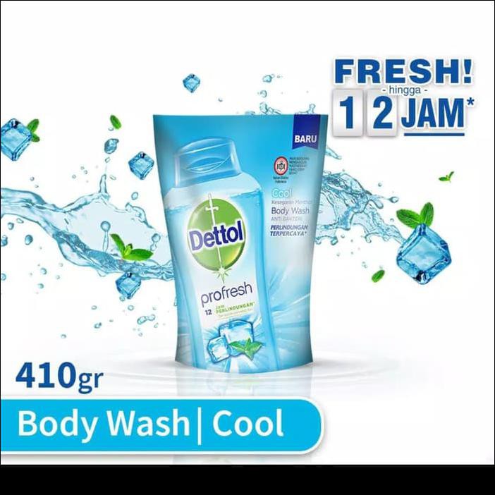 Dettol Body Wash Anti Bakteri Cool 410G