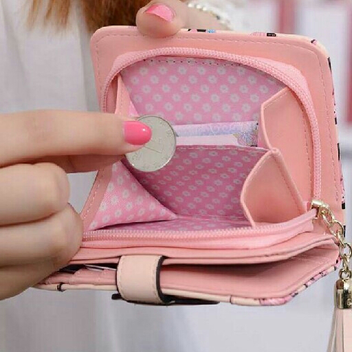 Dompet Import Cute Kitten Q90 3