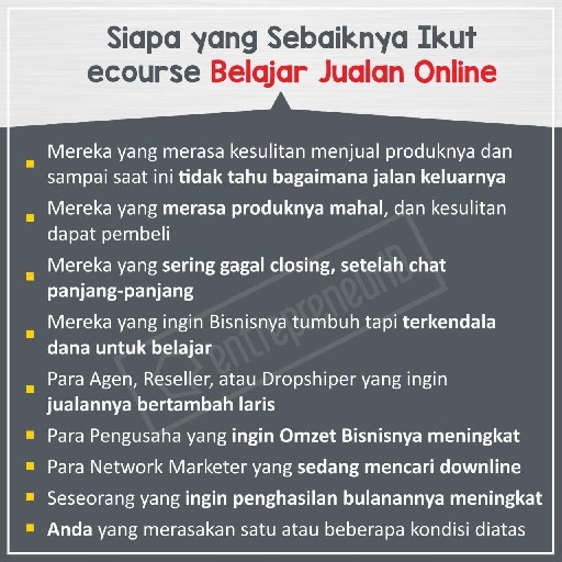 Ecourse Belajar Jualan Online 2