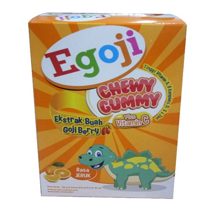 Egoji Chewy Gummy Jeruk 1 PAK 2