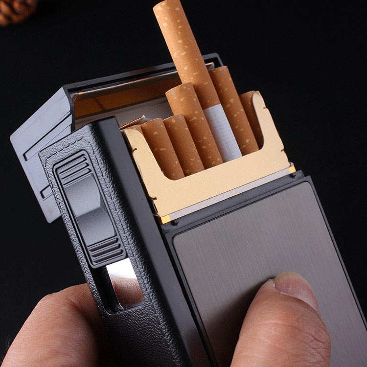 Firetric FOCUS Kotak Rokok 20 Slot dengan Korek Elektrik Removable JD-