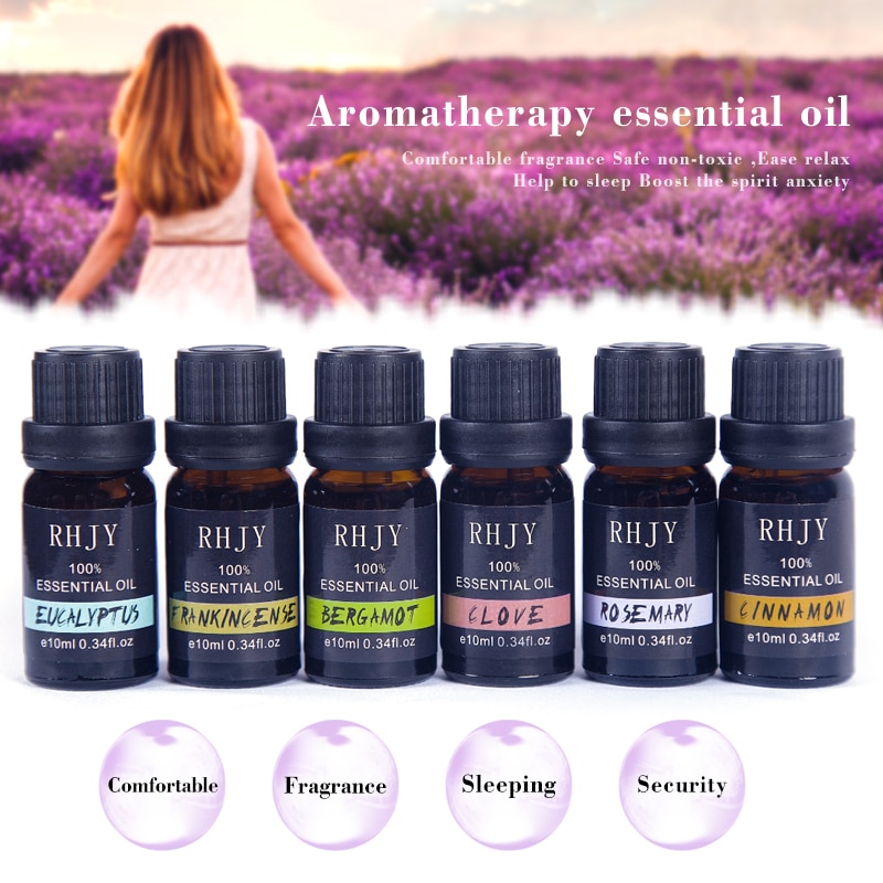 Firstsun Pure Essential Oils Minyak Aromatherapy Diffusers 10ml RH-11 2