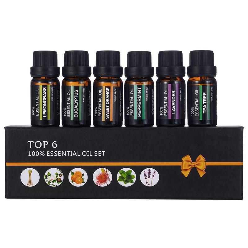 Firstsun Set Pure Essential Fragrance Oils Minyak Aromatherapy Diffuse