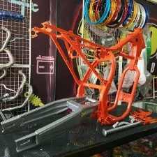 Frame Rangka Set Paket Trail KTM 85 Six days Impor Pnp Tiger Megapro G 2