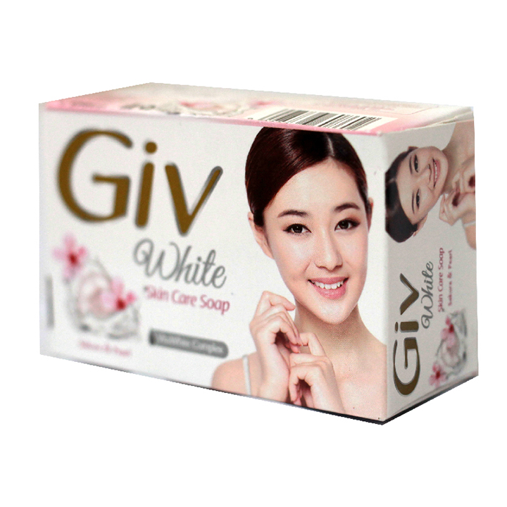 GIV WHITE SKIN CARE SOAP SAKURA & PEARL 76G 2