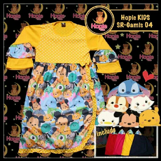 Gamis Anak Cantik - Tsum2  2