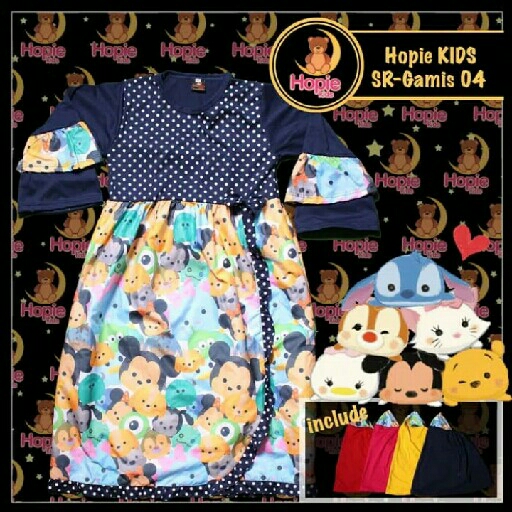 Gamis Anak Cantik - Tsum2  3