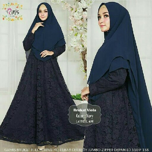 Gamis Brukat Seruti Aryana 4